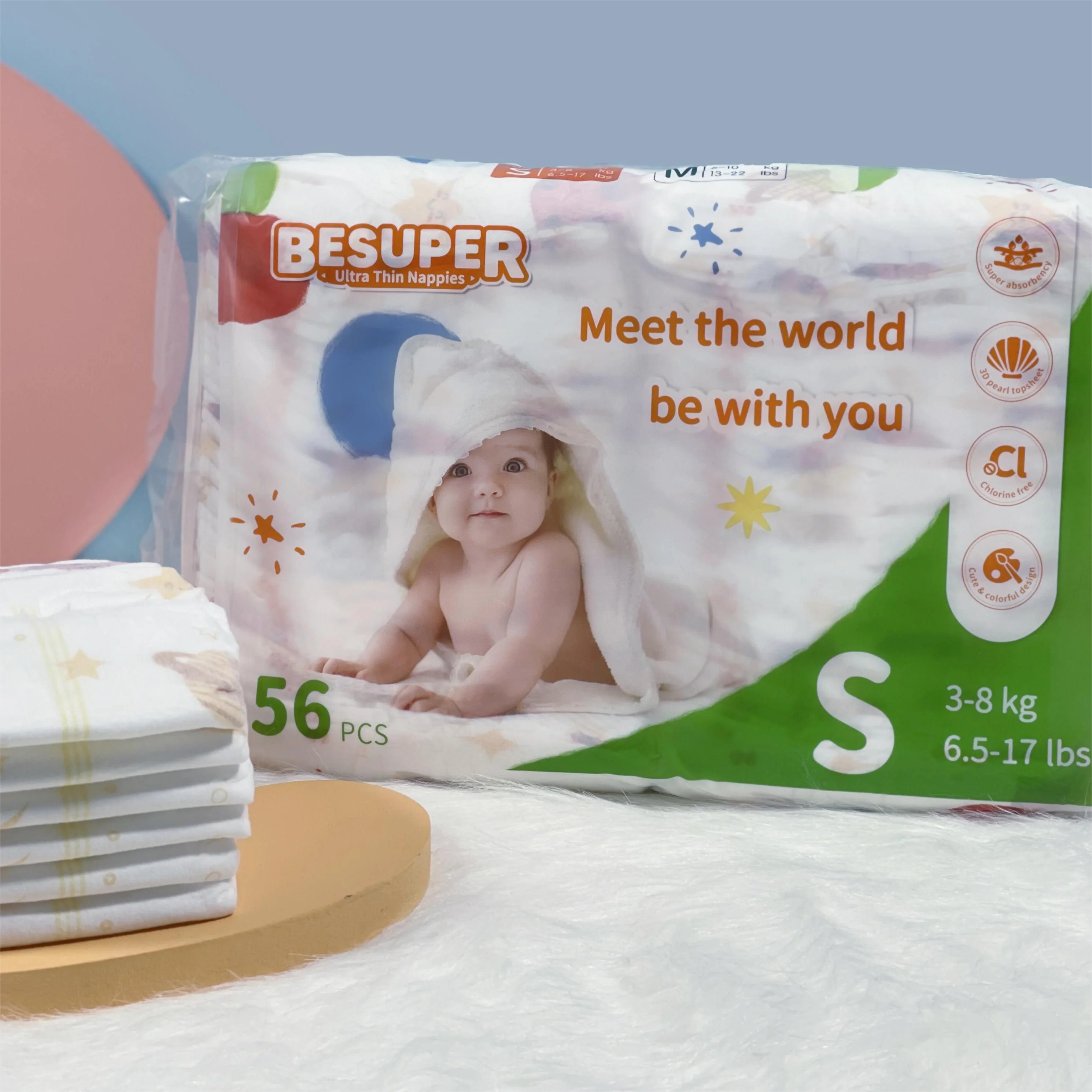 Besuper Russia good quality baby diaper Japanese design diaper wholesale