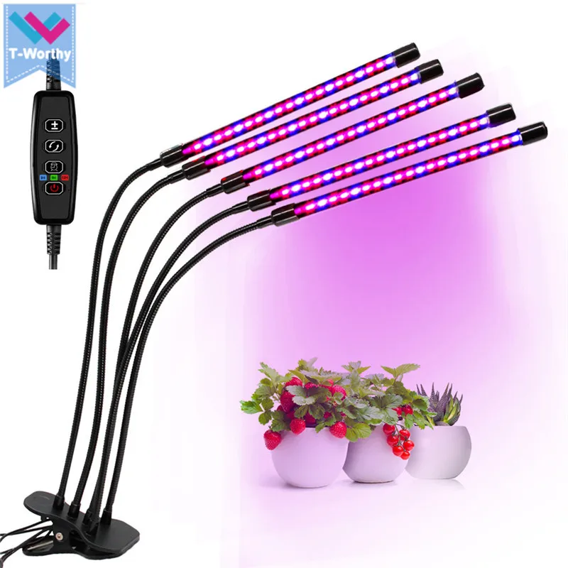 LED Grow Light USB Phyto Lamp Full Spectrum Fitolamp With Control Phytolamp For Plants Seedlings Flower Home Tent