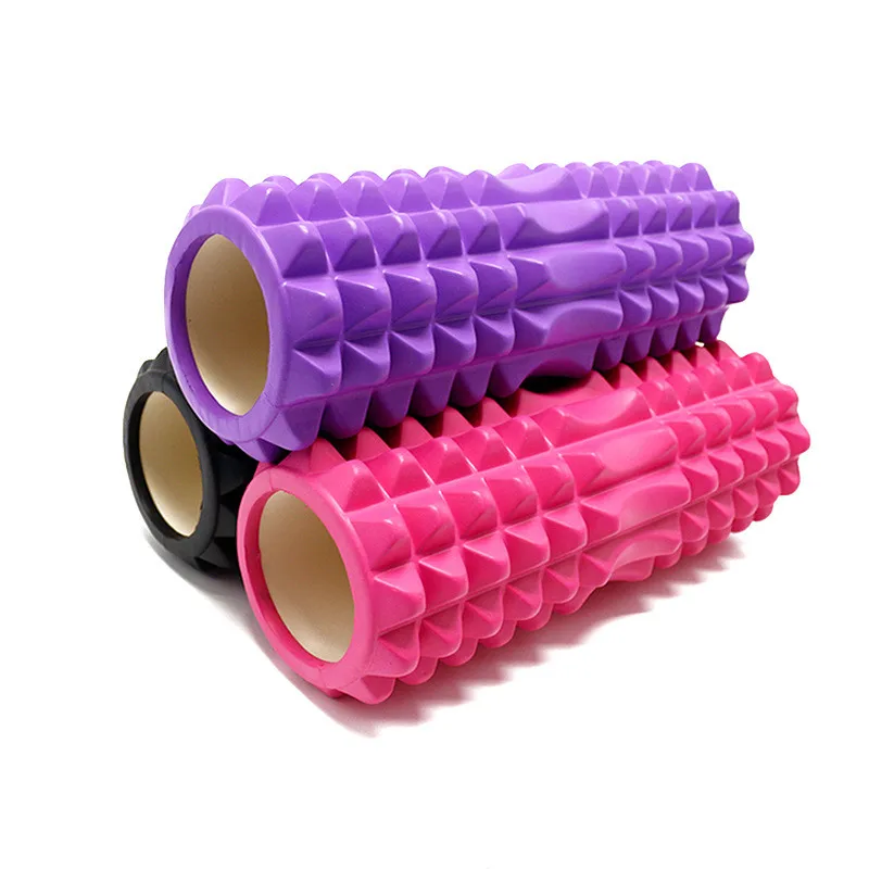 Extra Firm High Density Deep Tissue Massager With Spinal Channel Yoga Hollow Column Mini Foam Roller