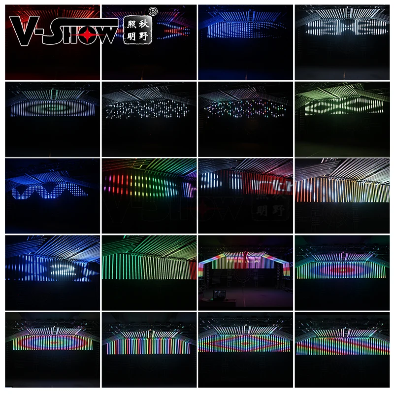  Светодиодная Пиксельная трубка 40 * SMD 5050 RGB LED Dmx кинетическая вертикальная для дискотеки концерта сцены фонового