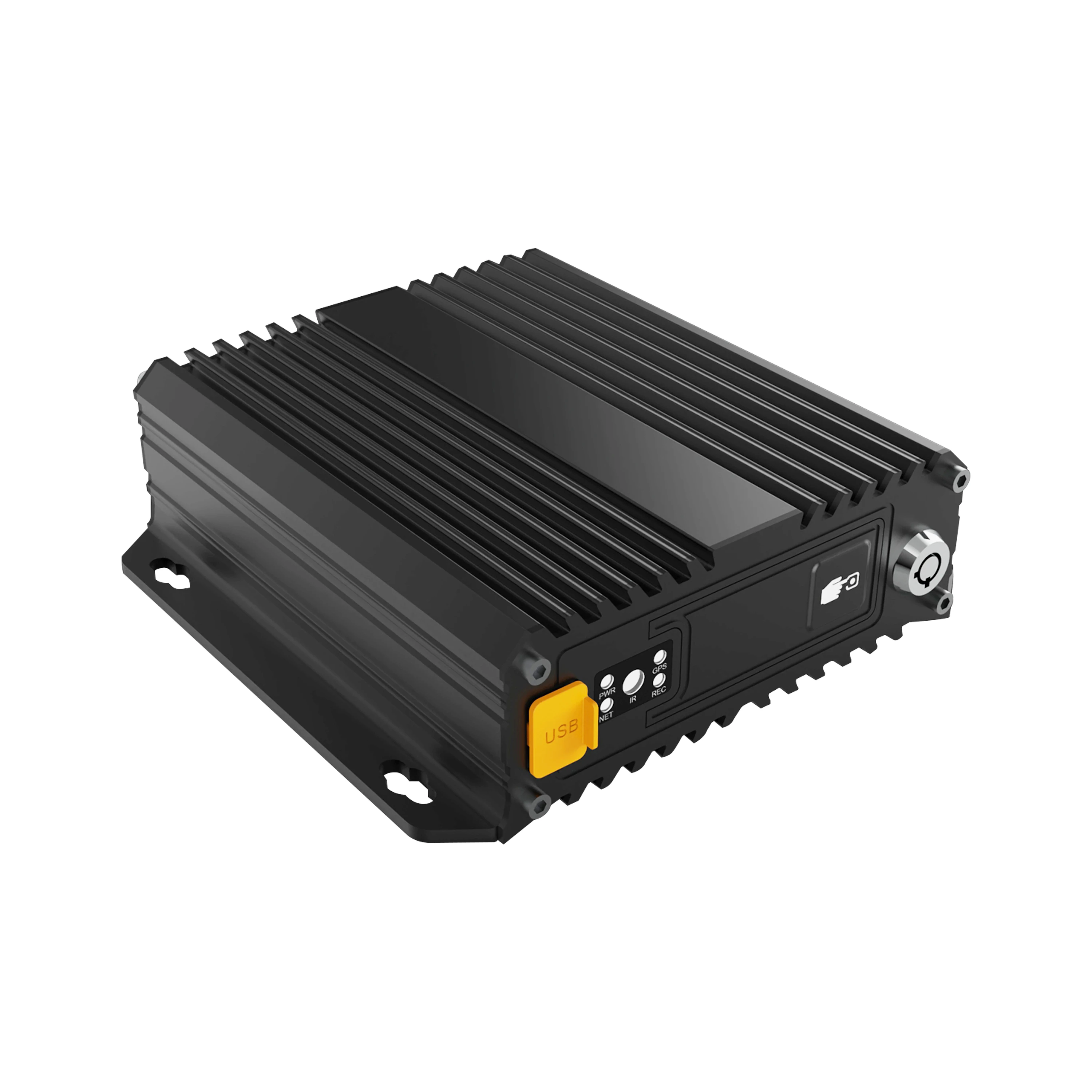 4G WiFi GPS 1080P Telematic Three  SD card Mobile MDVR with4-ch 1080P AI ADAS+DSM