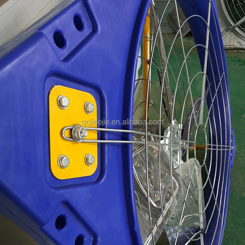 Factory supply cow farm fans dairy farm management equipment plastic frame stainless steel blade fans for livestock farm