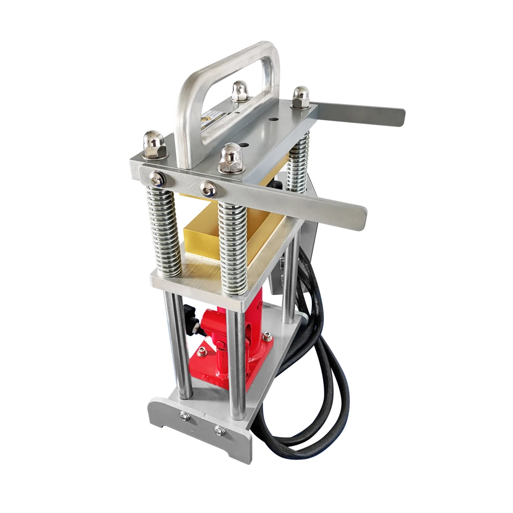 Home Use 5 ton 10 Tons 20T Hydraulic Manual Dual Heating Plates Prensa de Rosin Dab Press Machine