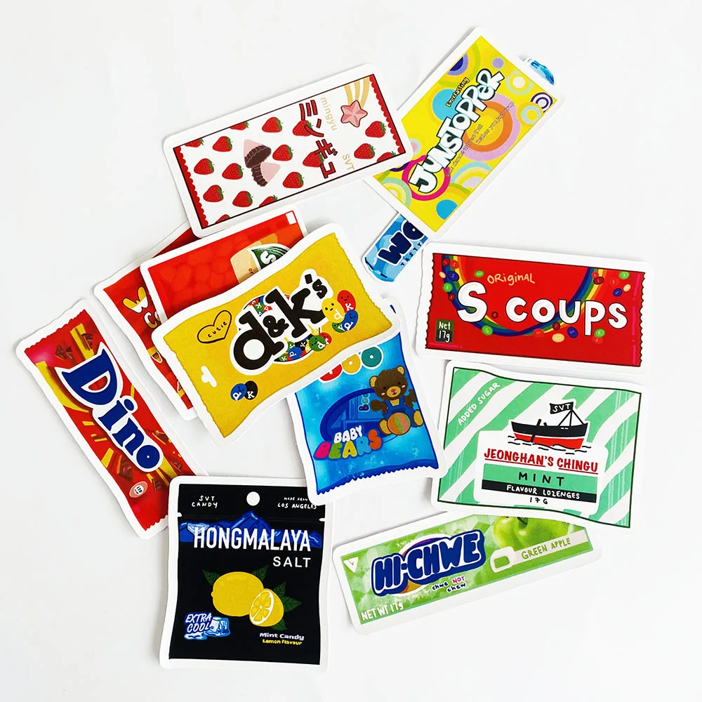 Low Moq 100 Pcs Cheap Custom Waterproof Die Cut Vinyl Stickers Promotional UV Proof Sticker Packs