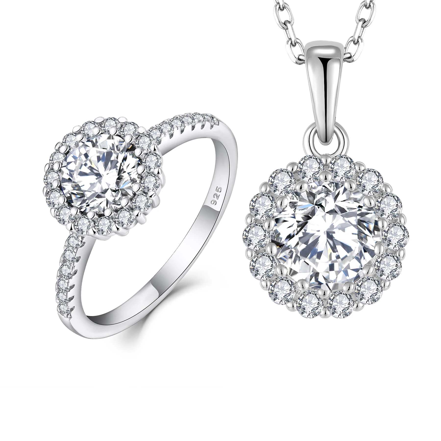 sterling sliver 925 woman sets with zircon colorful  gemstone pendant necklaces earrings rings fine jewelry wholesale