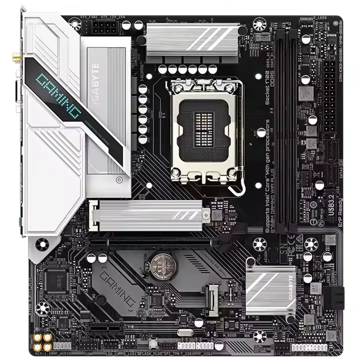 GIGABYTE B760M GAMING WIFI PLUS Motherboard with Intel B760 Express Chipset Support 14th/13th and 12th Gen Series CPU