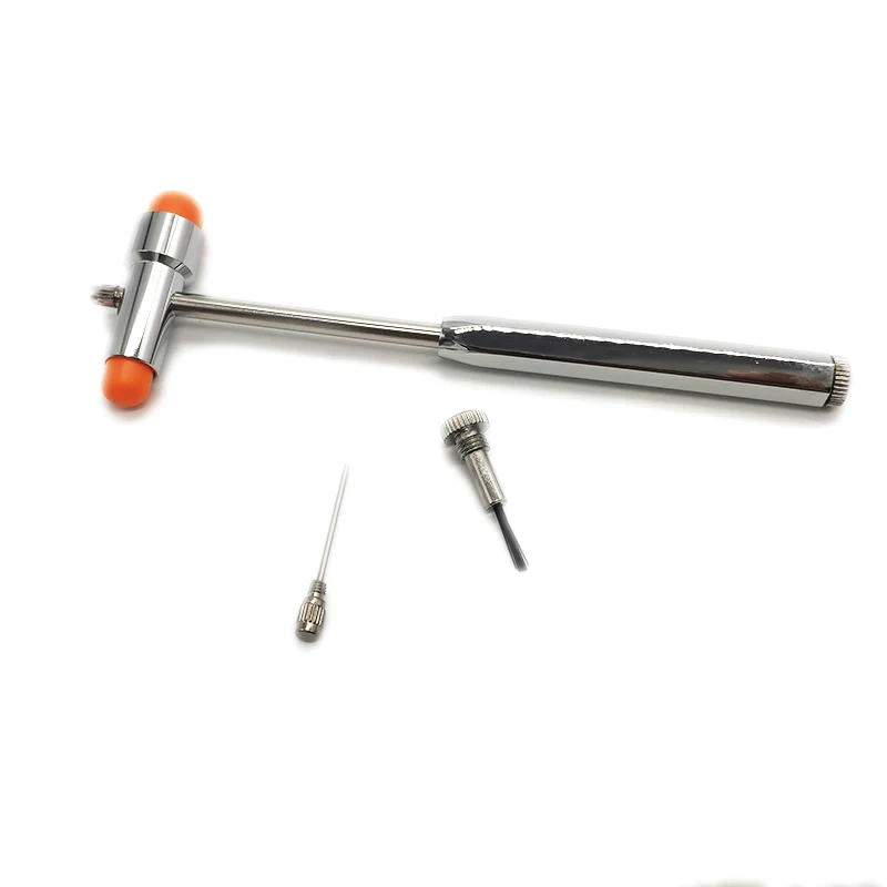 Medical diagnostic hammer, reflex hammer, T-shaped percussion hammer