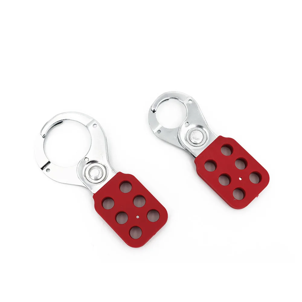 
OEM Jaw diameter 25MM Steel Group Lockout Hasps to secure a single lockout device holds op to 6 padlocks 