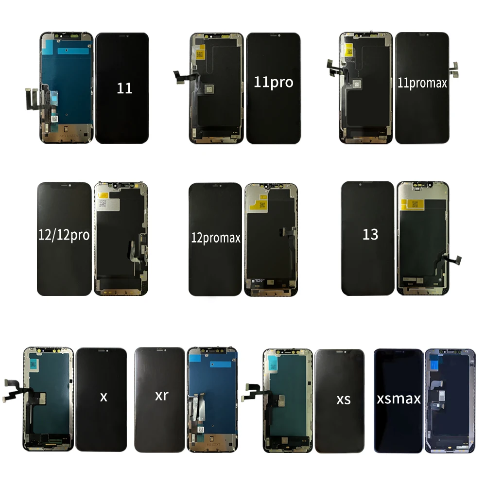ЖК-дисплей с сенсорным экраном для Iphone 5 6 7 8X11 12 12 Pro