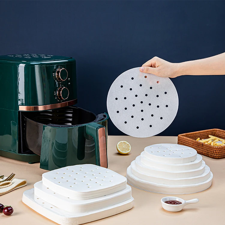 High Temperature Food Grade Non-Stick Air fryer Paper Round Air Fryer Disposable Parchment Paper
