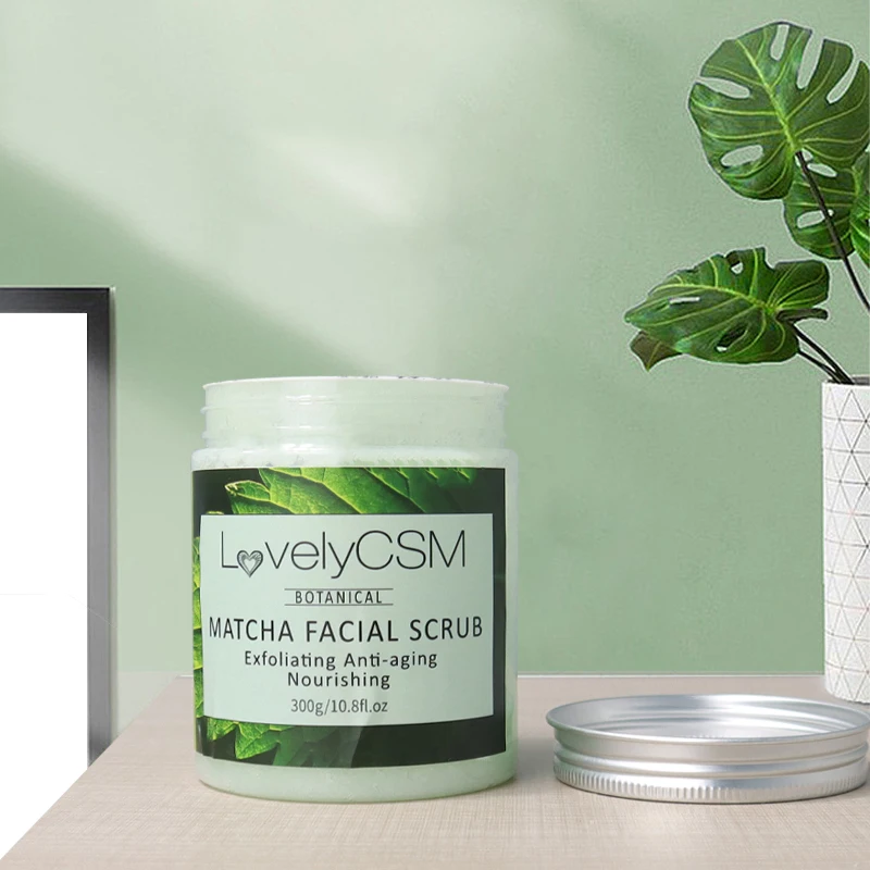 
Wholesale Private Label Vegan CPSR Green Tea Shea Butter Safflower Seed Oil Sweet Almond Oil Moisturizing Shea Sugar Body Scrub 