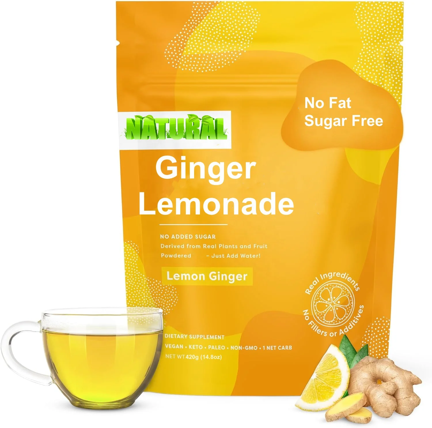 Skinny Ginger Lemonade for weight loss