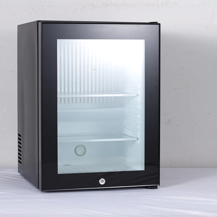 40L High-Quality Glass Door Minibar   No Noise very Small Refrigerator Makeup Refrigerator Mini Fridge