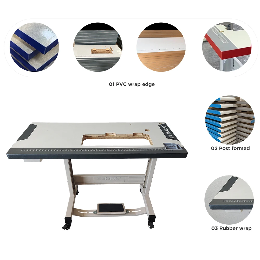 MC 838T Electronic computerized 3 head snap servo button attach sewing machine