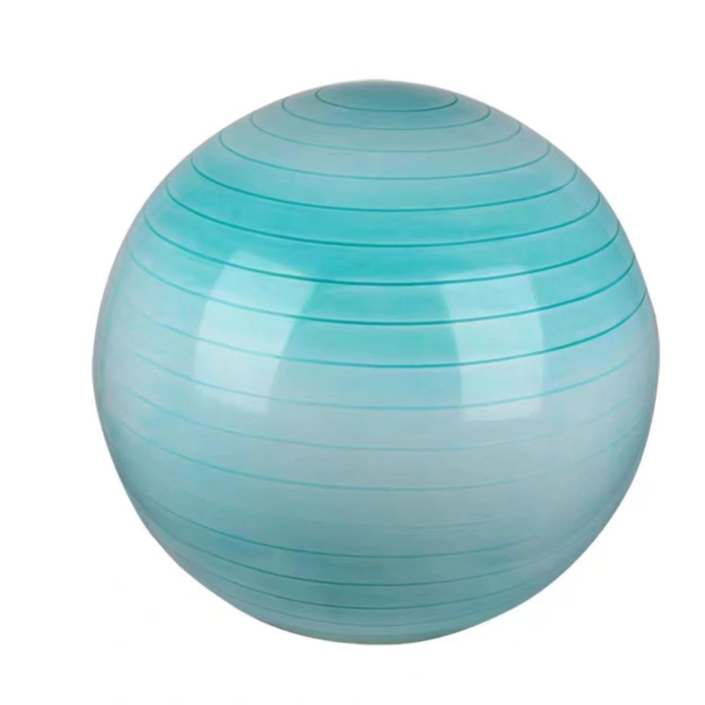 2024 GREAT High Quality  Safety Custom Sized and Logo Rainbow Marble Gym Fitness Balance Exercise Pvc Cloudy Yoga Ball