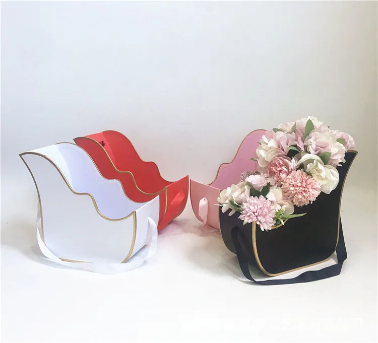 2020 fashion design handmade basket gift box rose flower flower planter box