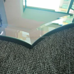 cheap price high quality HD frameless wave S shaped mirror, Wholesale decorative frameless HD mirrors decor wall and furnitures