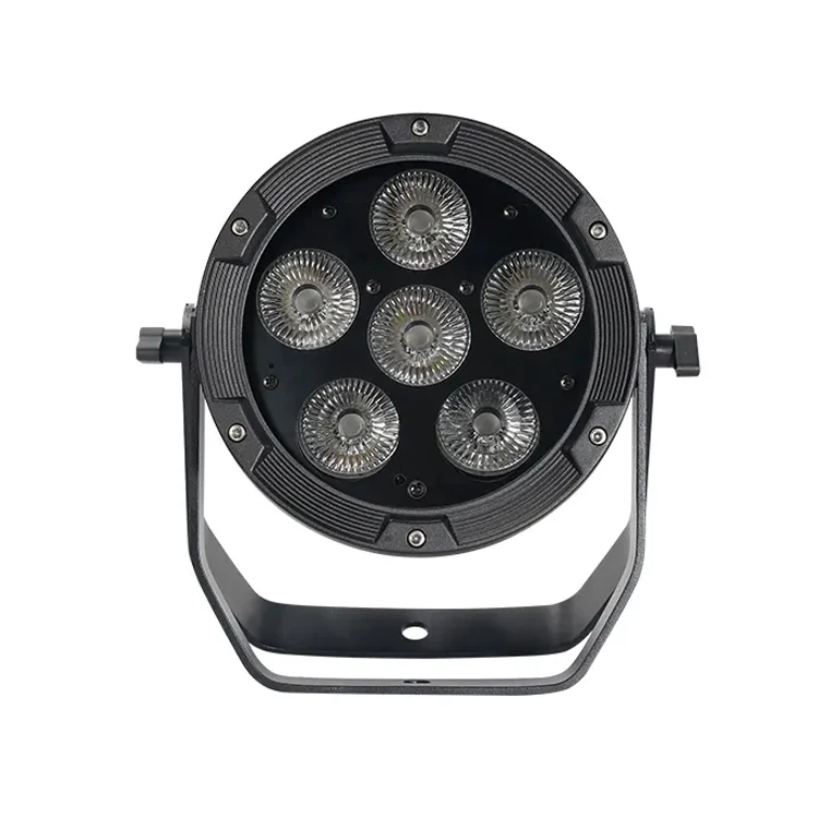 Outdoor 6X15W Rgbwa Uv 6In1 Ip65 Waterproof Wireless Battery Led Par Light For Garden
