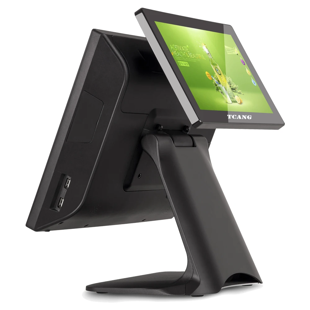 15 inch all in one pos machine touch screen window system billing cash register payment system software tablet bracket optional