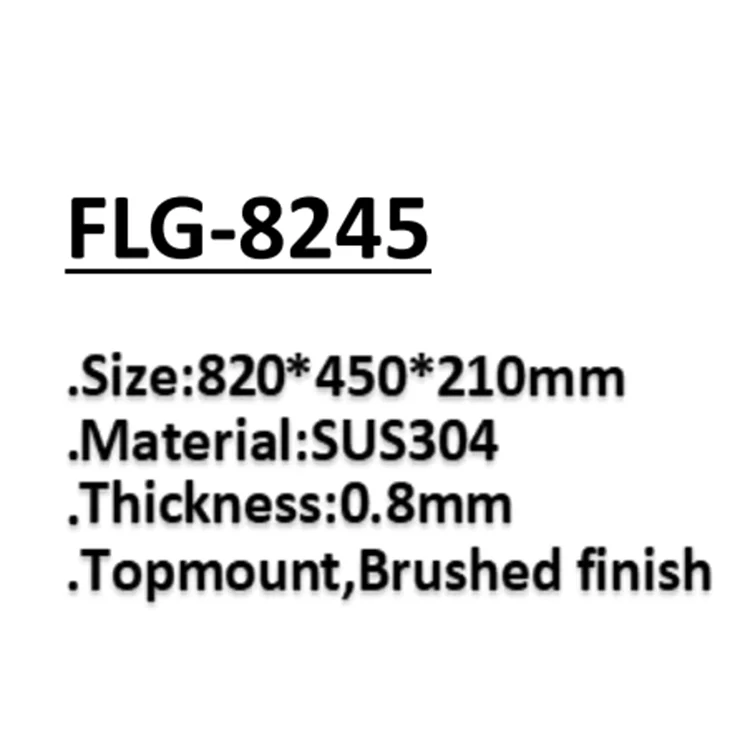 Handmade Kitchen Sink Carton Box Single Bowl Stainless Steel 304 Square Modern Best Selling Luxury 1 Piece Silver Kitchen CN;ZHE