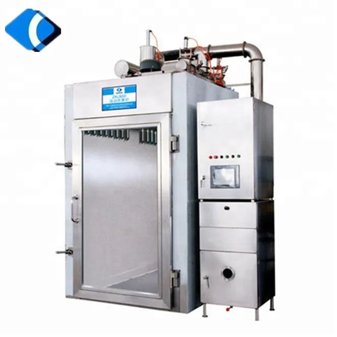 professional full automatic high efficient gas smokehouse sausage steam machine smokehouse 1000 kg smokehouse oven
