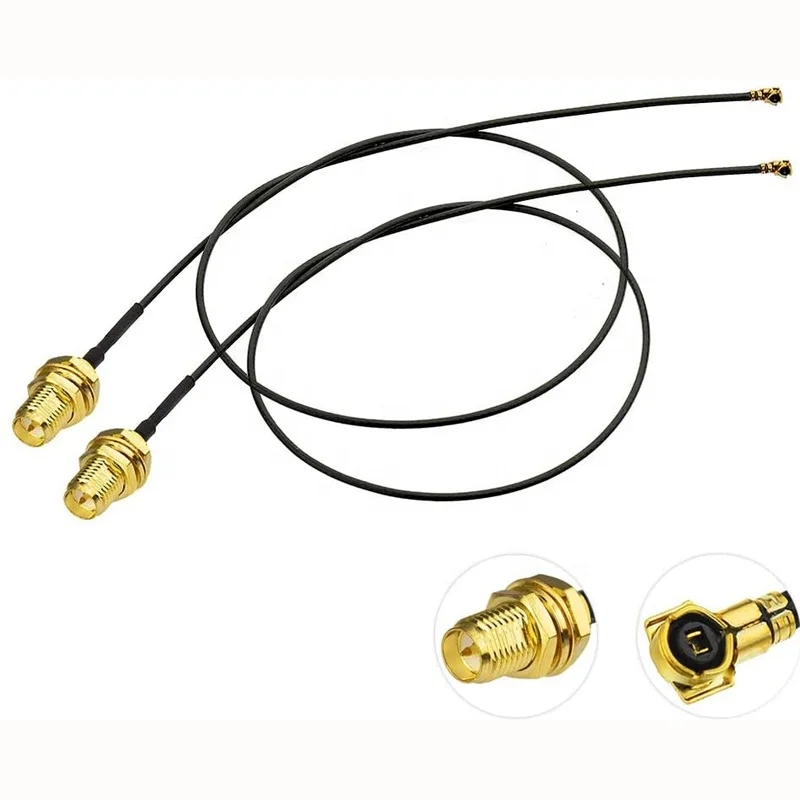 High Quality SMA Connector SMA Female to MHF4 IPEX 0.81 1.13mm Pigtail Coax Cable