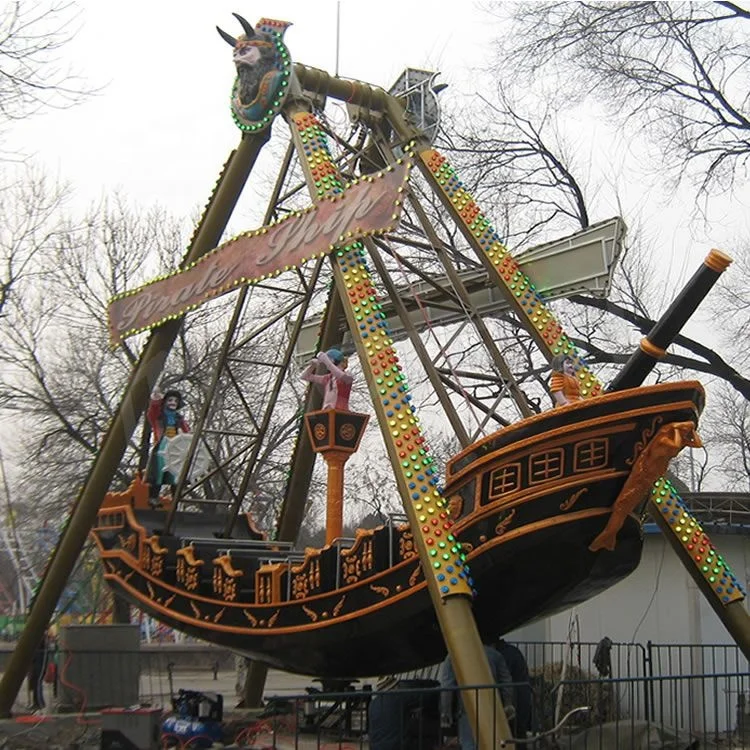 Pirate Attraction 24 Seats Ocean Pirate Ship Amusement Park Rides Theme Park Customized Pirate Ship For Sale