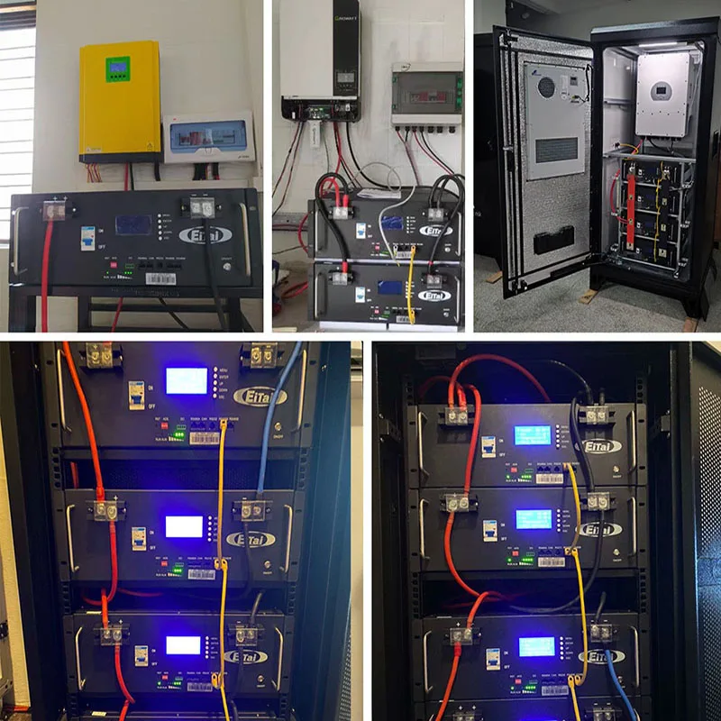 Eitai 48V 51.2V Rack Lithium Ion Battery Deep Cycle 48V 100Ah 200Ah 5Kwh 10Kwh Lifepo4 Pack For Solar Energy System