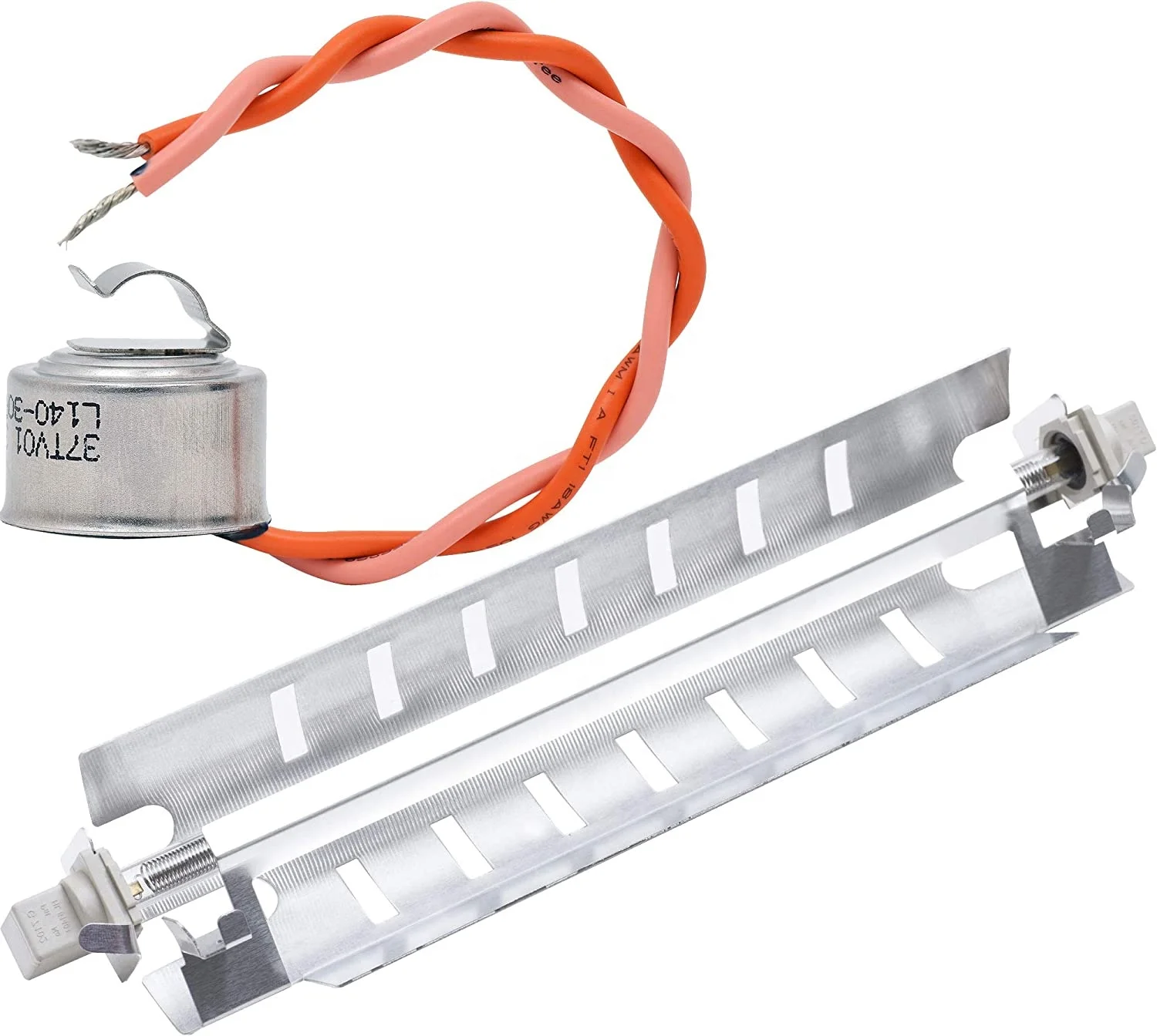 WR51X10055 Refrigerator Defrost Heater and WR50X10068 Thermostat Kit Replacement, Replaces AP3183311 PS303781 AP3884317