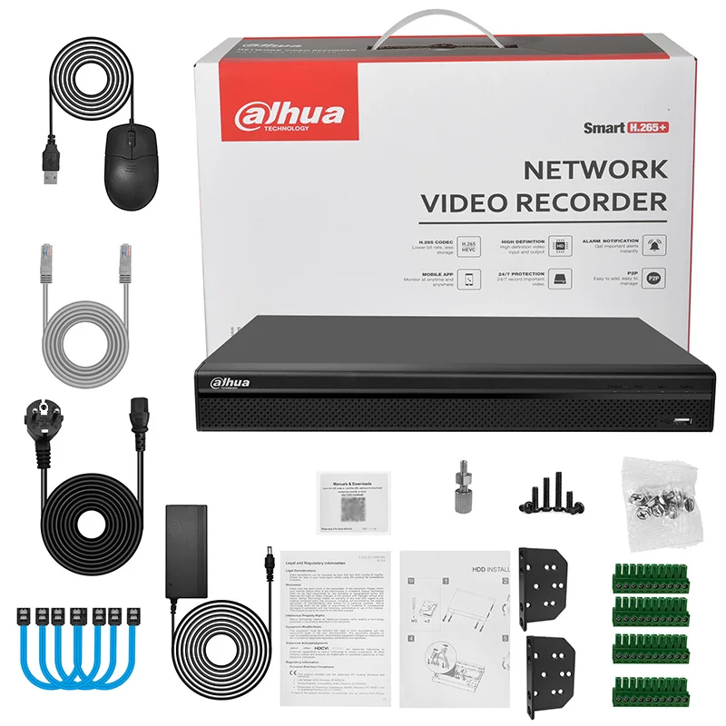 NVR4108HS-4KS3 Dahua бренд 8CH AI SMD Plus Compact 1U 1HDD Lite сетевой видеорегистратор
