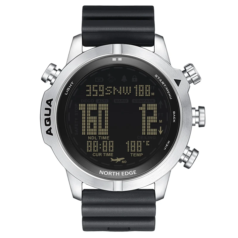 High quality waterproof smart Watch Intelligent diving watch Sports watch with thermometer