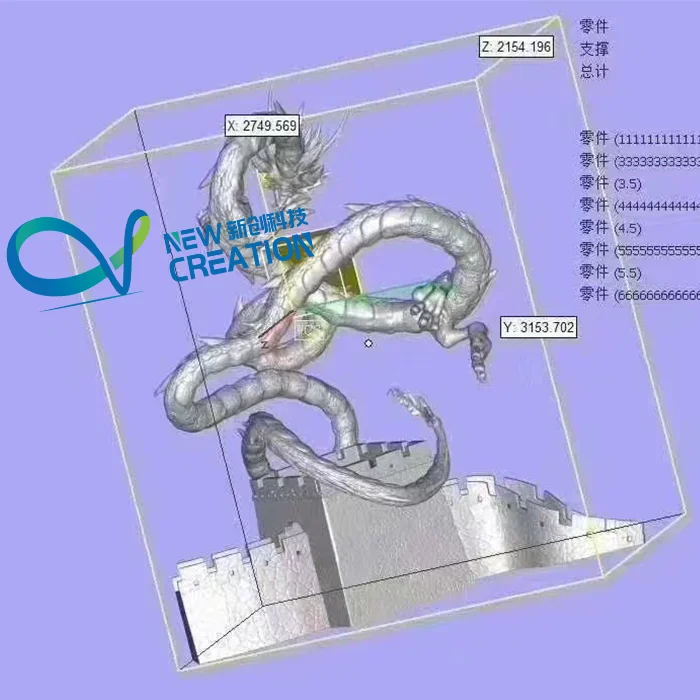 Полное индивидуальное обслуживание 3D-печать прототипов пластиковая смола PP PC ABS детали художественные работы скульптуры изготовление статуй