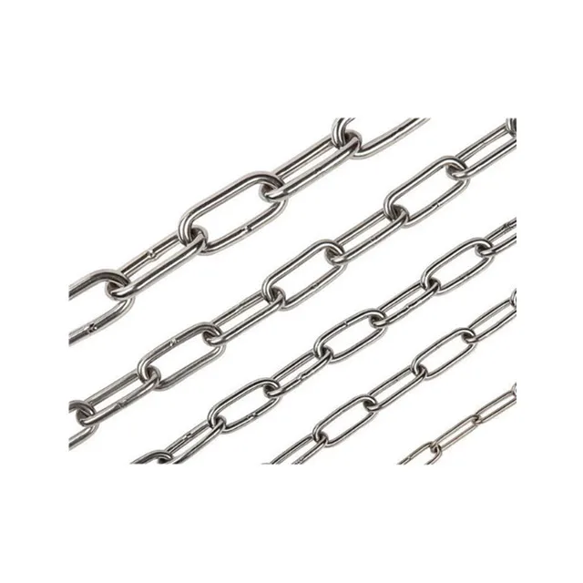 Chain Manufacturers High Quality Heavy Duty Industrial Marine Grade Offshore Use 304 Stainless Steel Lifting Link Chains