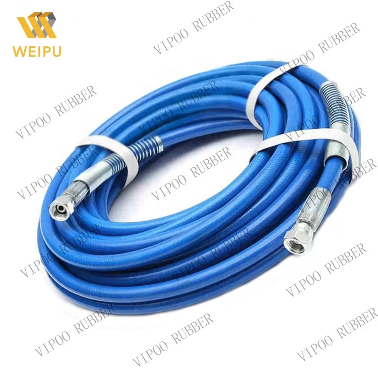 High quality flexible high pressure steel wire reinforced polyurethane hose made in China factory