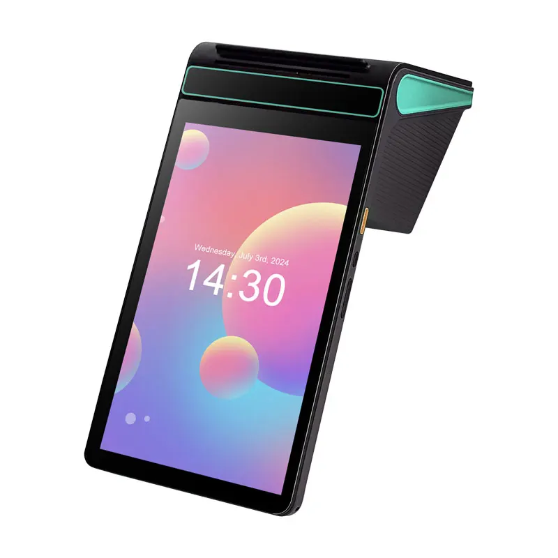 Android 8-Core 4G NFC подключение сенсорный экран POS-терминал портативный мобильный регистр для ресторана программное обеспечение POS-система