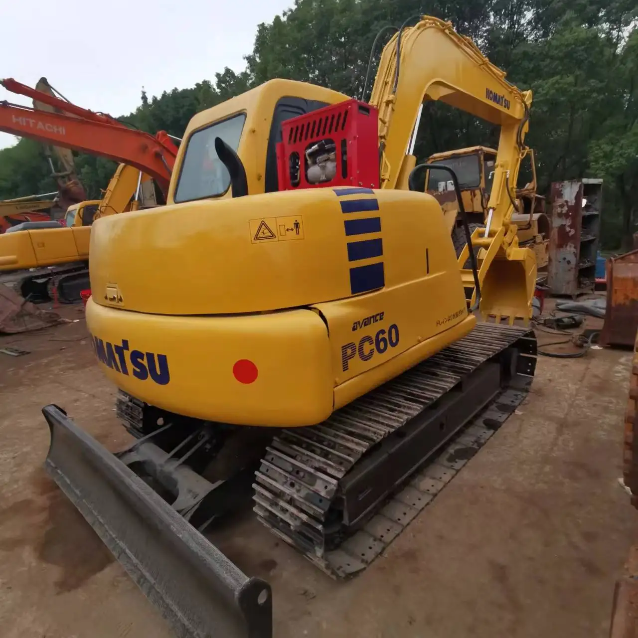 Second Hand Komatsu Pc60-8 Excavator Original Painting Low Price Good Condition Used Komatsu Pc60-8 Excavator In Shanghai