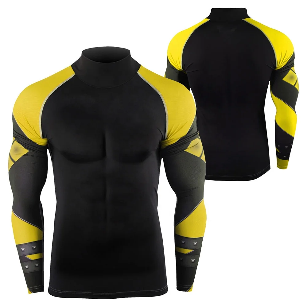 Hot Selling custom printed mma BJJ Rash Guard Design Your Own Full Sleeves Rash Guards Custom Sublimation Rash Guards for sale