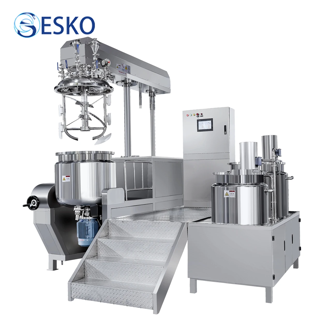 Cosmetic Production Equipment Vacuum Mixer Homogenizer For Cosmetic Skin Care Cream Lotion Hair Dye