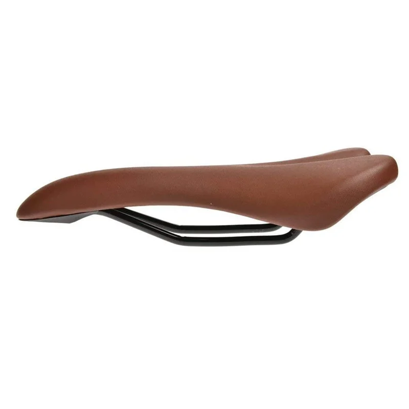  New Style Soft and Comfortable Leather Bike Saddle Cycle Acessories Cushion Seat Universal Fit For Exercise MTB