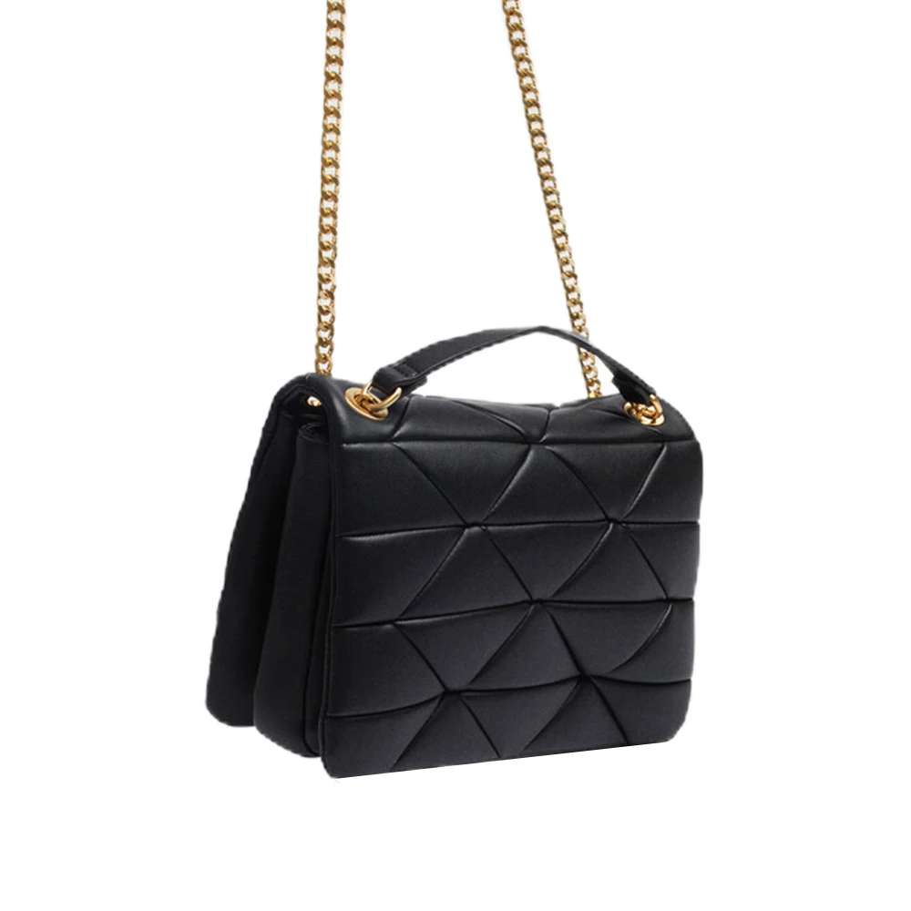 Promotion gift PU leather quilted shoulder bag new design quilted leather handbag