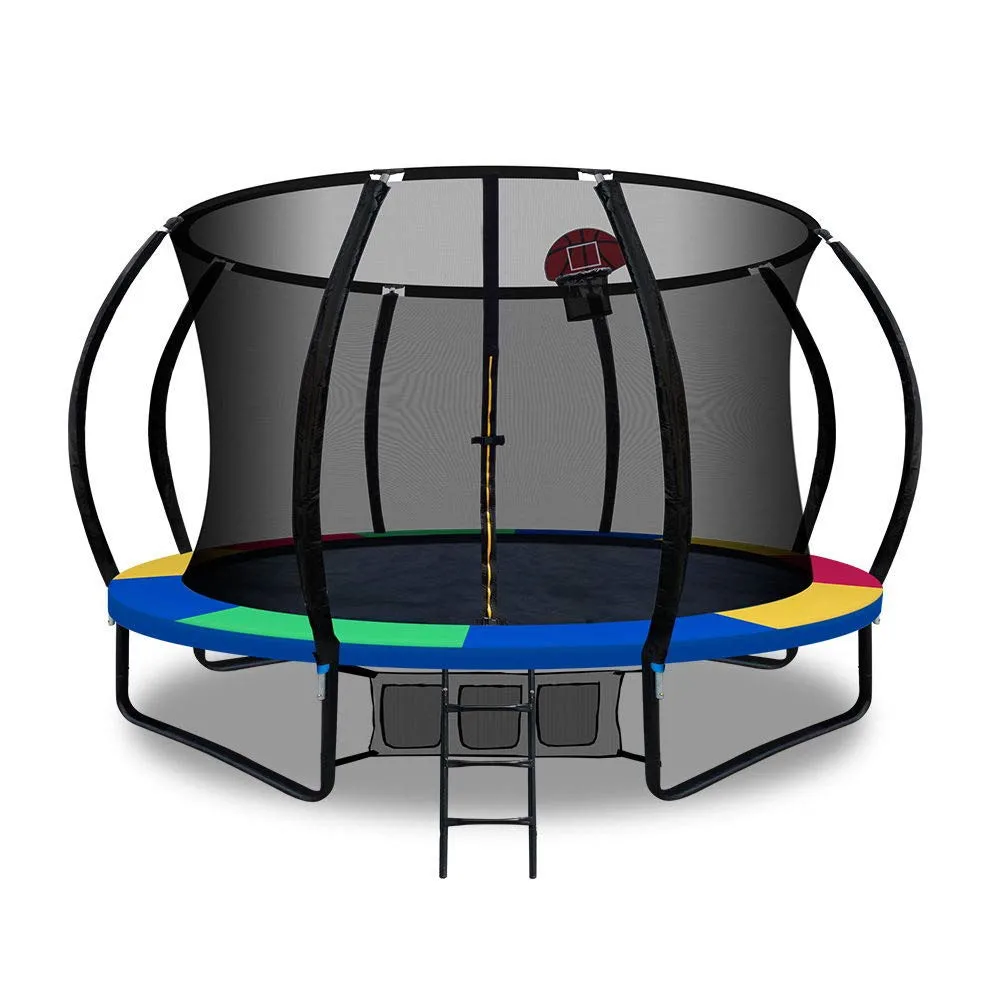 With Safety Net Outdoor Big Trampoline