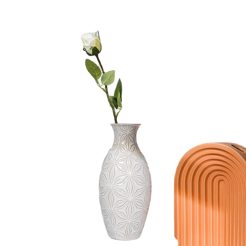 Aspire High Quality Nordic style simple design ceramic vases for home decor ceramic flower vase ceramic & porcelain vases