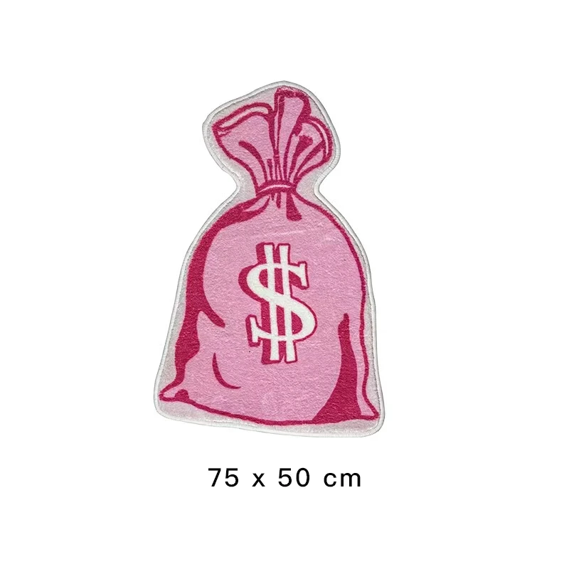 Пользовательский коврик с логотипом напольные коврики в форме денег забавные аниме милый пользовательский