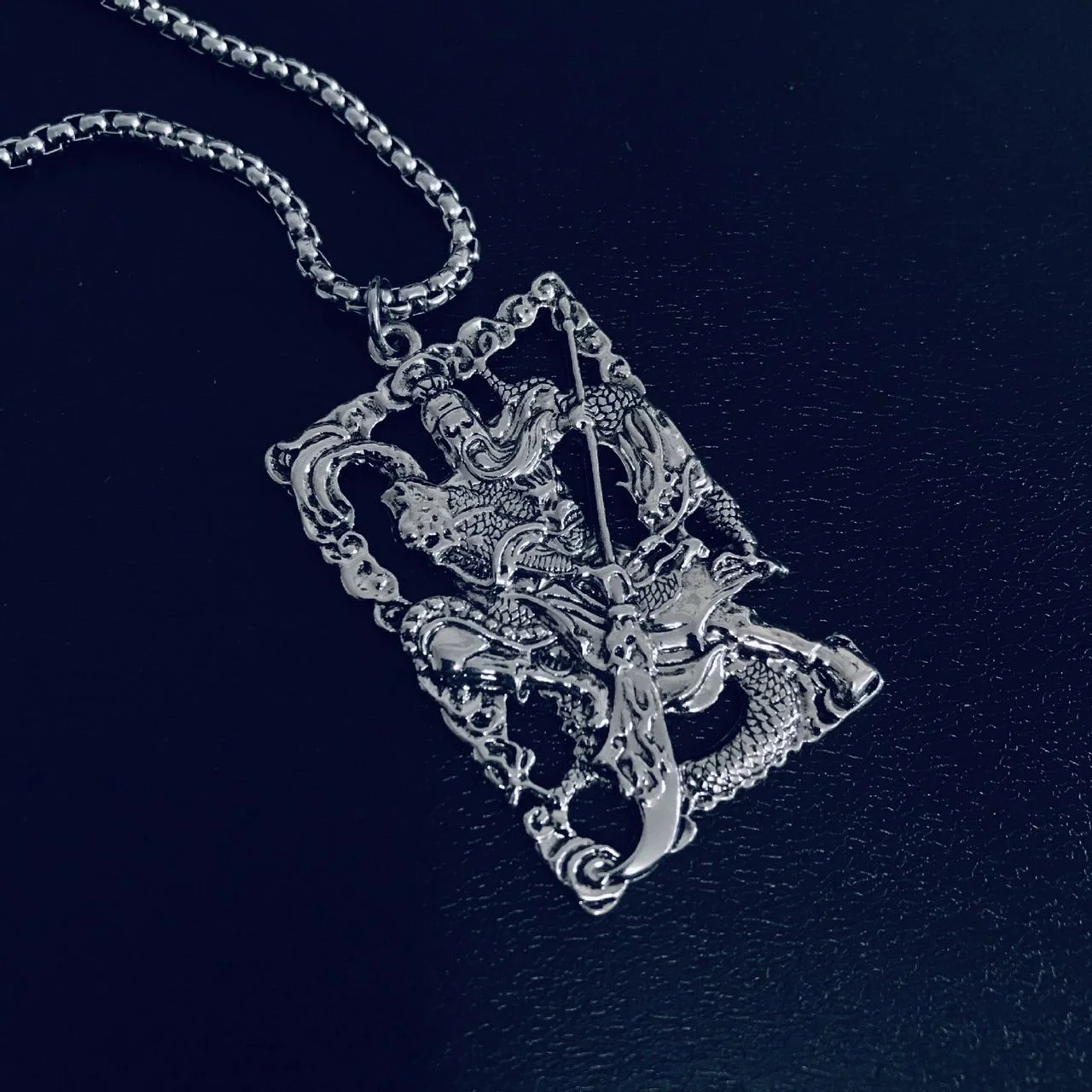 PUSHI Custom Angel Number Faith Allah Necklace Herringbone Charm Necklace 316l Stainless Steel Lot Fashion Micro Insert Geometry