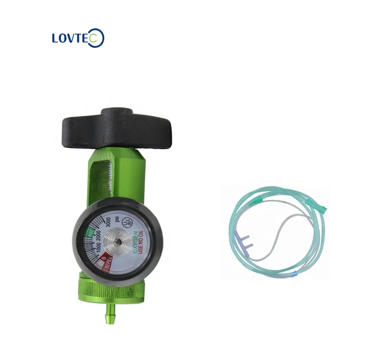 Lovtec Oxygen Regulator Oxygen Regulator Click Type CGA 870 Medical Flowmeter Medical Oxygen Regulator