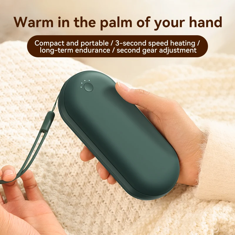 2022 innovation gift hot sale Hand Warmer Heating Mobile Power USB Rechargeable Handheld Warmer Pocket Electric Heater Warmer