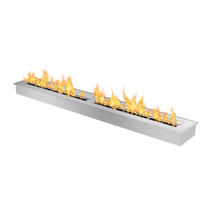 Most Popular Design Bio Fuel Fire Place Modern Freestanding Tabletop Bioetanol Fireplace Eco-friendly Silver Indoor Apartment