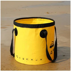 Good Selling Collapsible Bucket 500d pvc folding waterproof dry bag with handle for out door sports swimming dry bag fishing bag