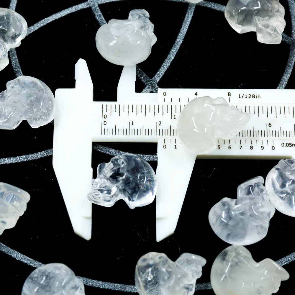 Mix nat geo wholesale hand carved about 1 inch mini blue aventurine crystal skulls for home decoration