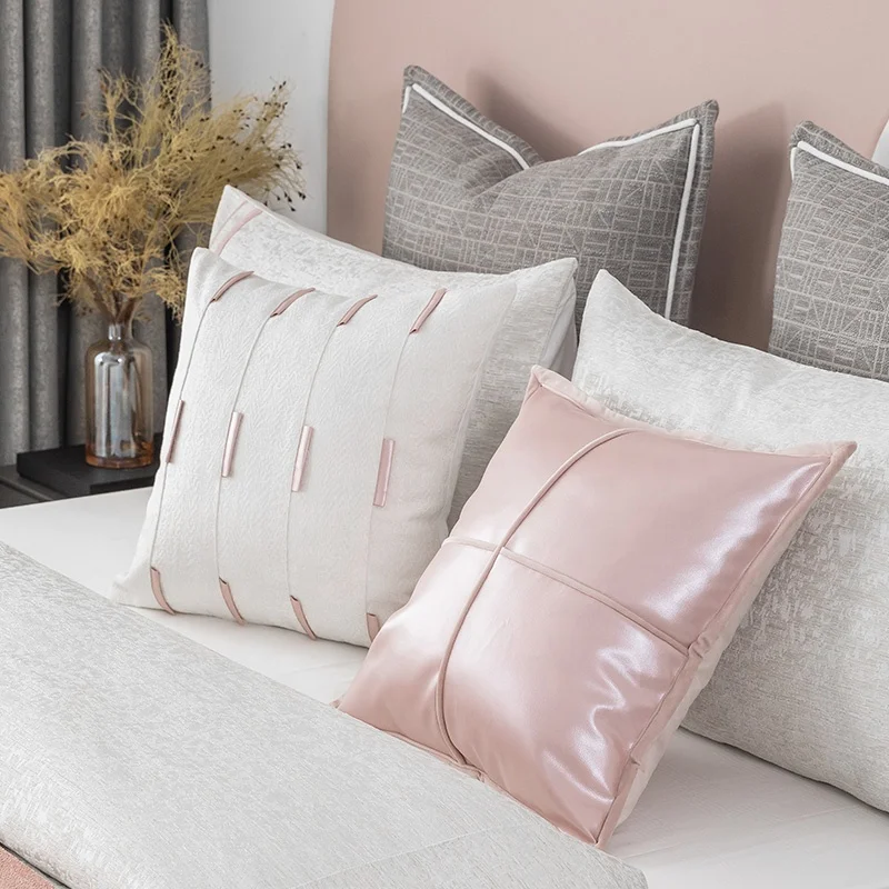 10 PCS Cozy Comforter Set Casual Solid Design All Season Matching Bed Runner Decorative Pillow Cover  King Queen Size